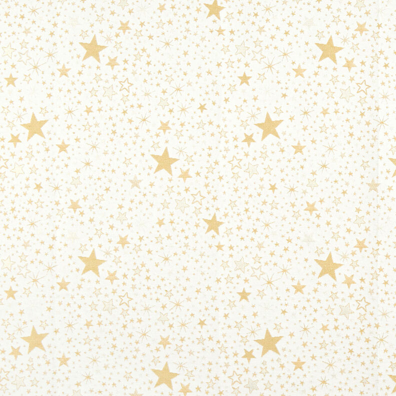 Decor Fabric Jacquard Lurex sea of stars – light beige/gold,  image number 1