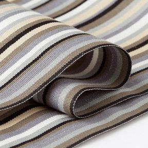 Outdoor Deckchair fabric Longitudinal stripes 45 cm – grey, 