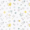 Cosy Fleece colourful stars – ivory/sunglow,  thumbnail number 1