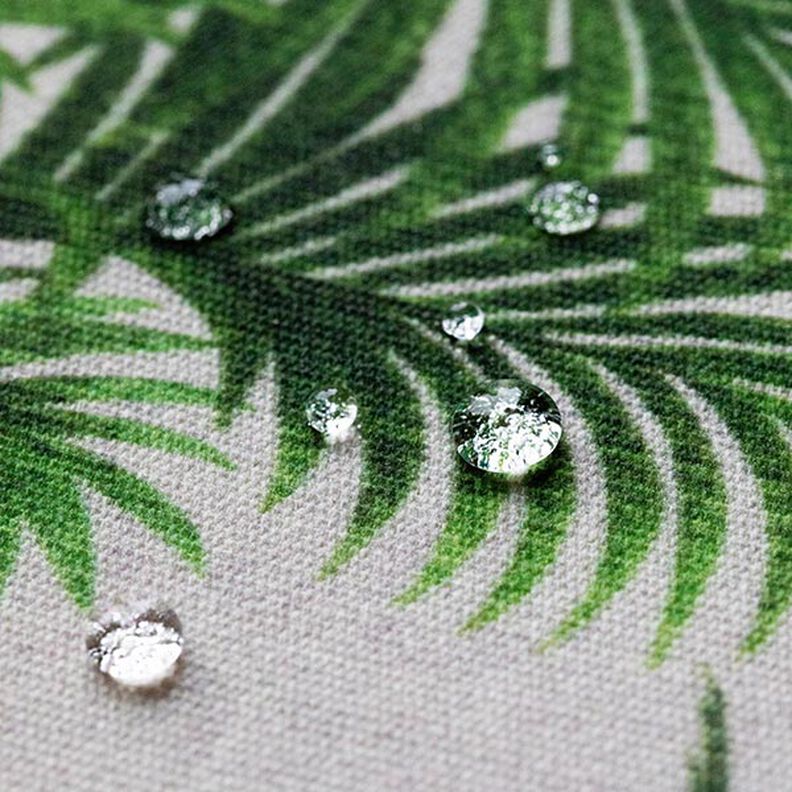 Outdoor Fabric Canvas palms – natural/light olive,  image number 5