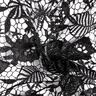 Lace with sequins and scalloped edge – black,  thumbnail number 3