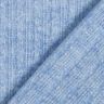 melange cable pattern knitted fabric – light wash denim blue,  thumbnail number 4
