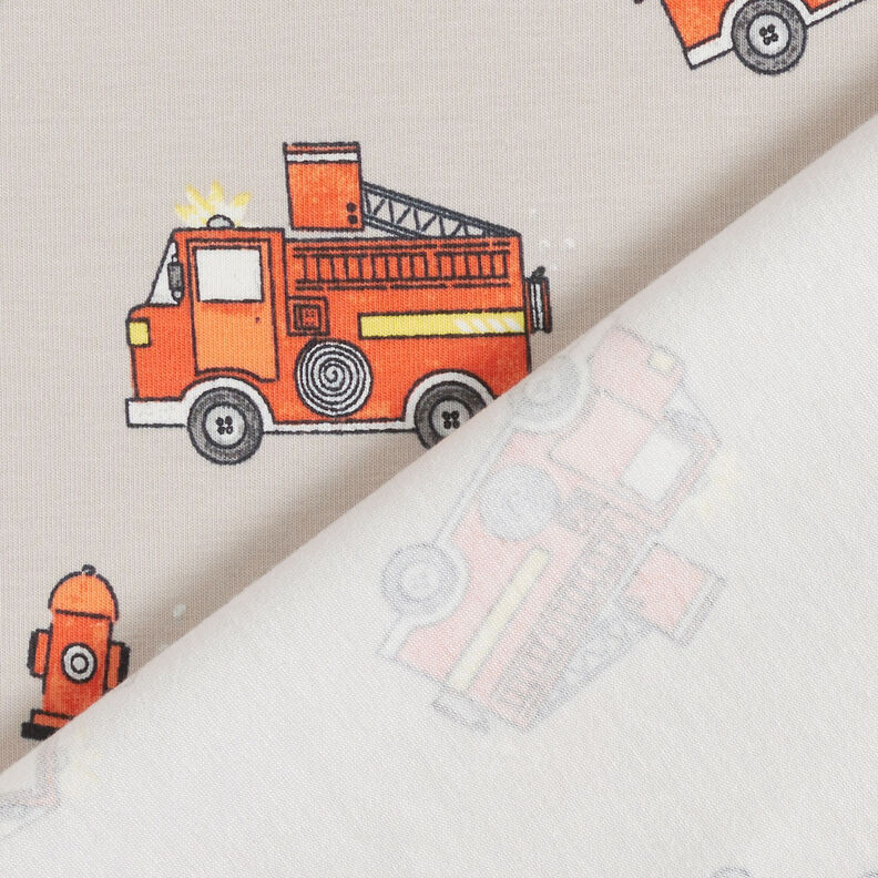 Cotton Jersey fire brigade – misty grey,  image number 4