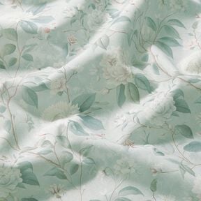 Cotton Poplin Fine Floral Twigs – silver blue, 