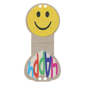 Adornment Smiley, 23 mm | Prym – yellow, 