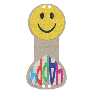 Adornment Smiley, 23 mm | Prym  – yellow, 