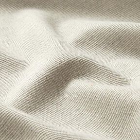 Decor Fabric Half Panama Ribbed Recycelt Cotton – misty grey, 