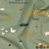 Cotton Poplin farm animals | Poppy Fabrics – pine,  thumbnail number 2