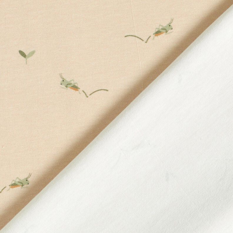 Cotton Jersey grasshopper – cashew,  image number 4