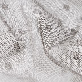 Dots soft mesh – elephant grey, 
