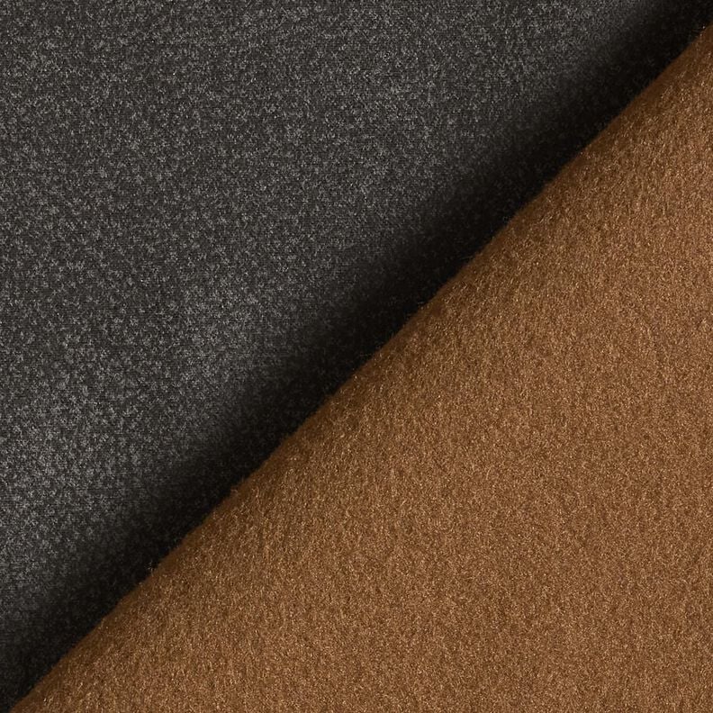 Upholstery Fabric Printed leather look – black,  image number 3