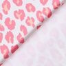 Swimsuit fabric leopard print – white/pink,  thumbnail number 4