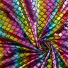 Foil Jersey Mermaid-scales rainbow – black/colour mix,  thumbnail number 3
