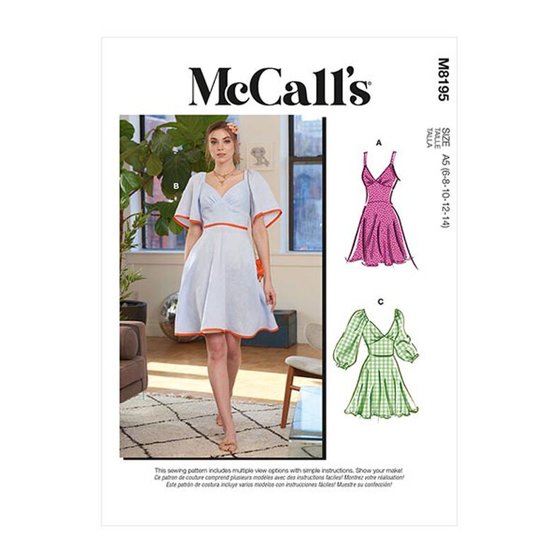 Dress | McCalls 8195 | 32-40,  image number 1