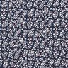 Cotton Jersey Sweet Little Flowers with Hearts – navy blue,  thumbnail number 1