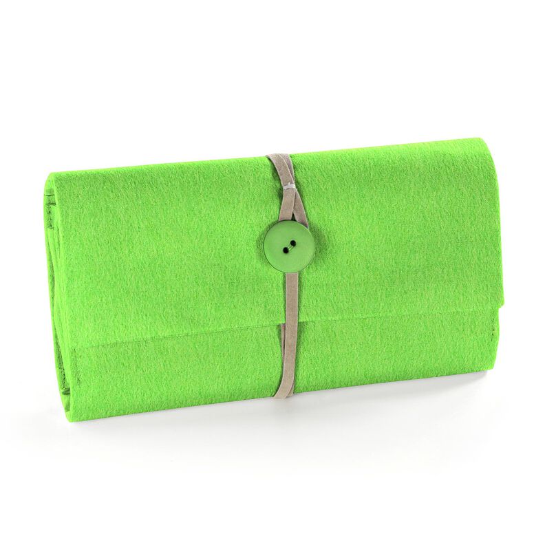Felt 90 cm / 3 mm thick – neon green, image number 4