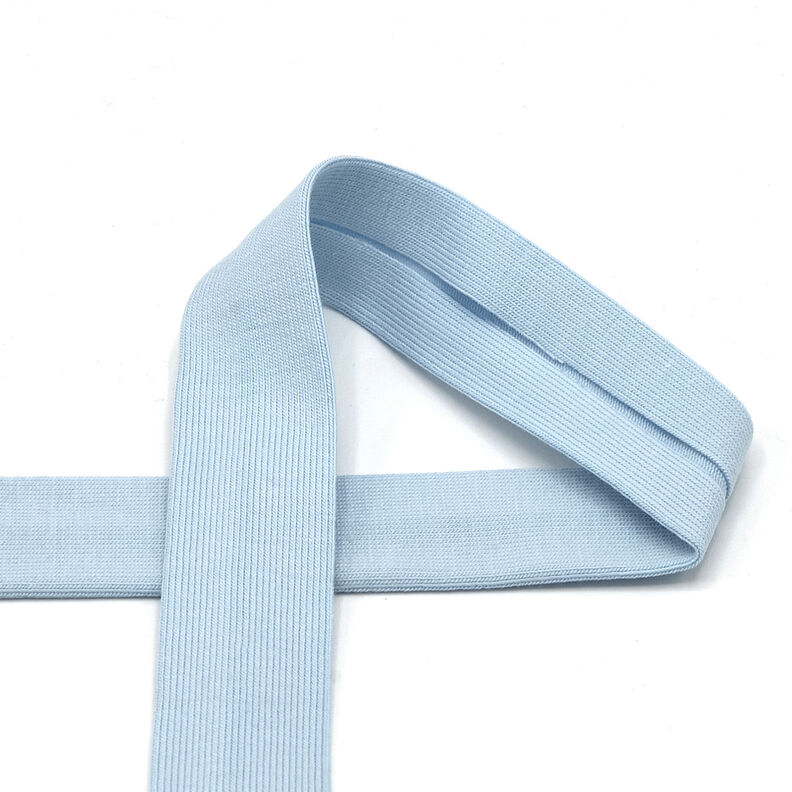 Bias binding Cotton Jersey [20 mm] – light blue,  image number 1