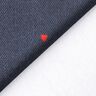 Cotton Jersey Jeans look hearts Digital Print – blue grey/fire red,  thumbnail number 4