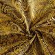 Garment jacquard, metallic paisley – gold/black,  thumbnail number 3
