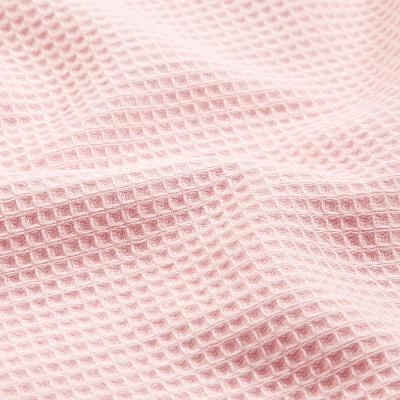 Towelling Fabric/Waffle Piqué Plain – rosé, image number 3