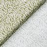 Cotton Cretonne Mini leaves – light khaki/white,  thumbnail number 4