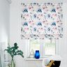 Decor Fabric Half Panama large watercolour flowers – white/pastel violet,  thumbnail number 6