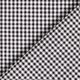 Cotton Poplin Small Gingham, yarn-dyed – black/white,  thumbnail number 6