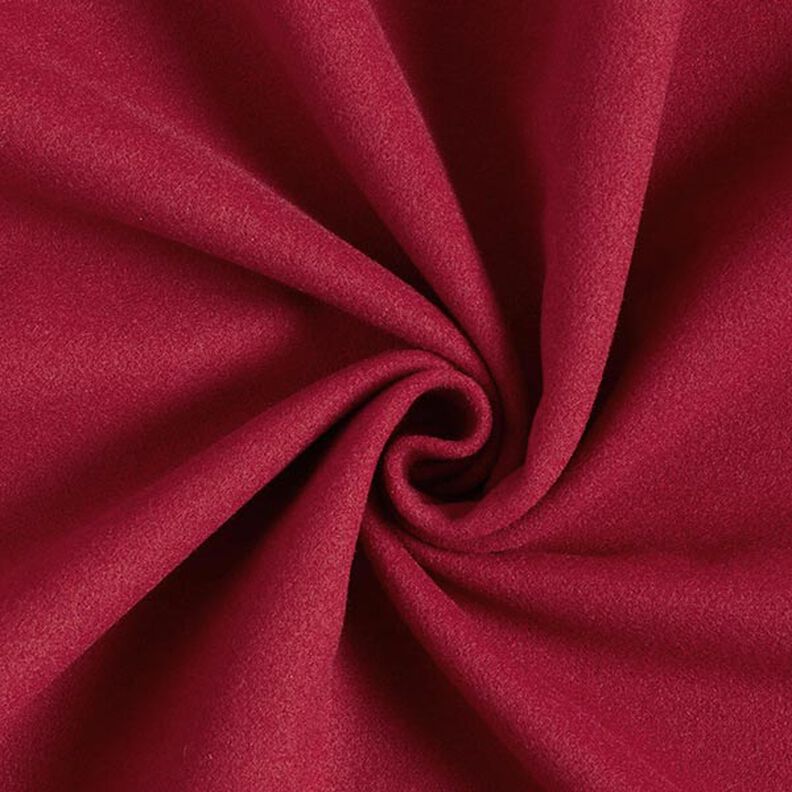 Recycled polyester coat fabric – burgundy,  image number 1