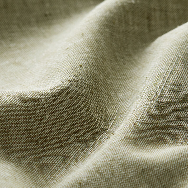 Cotton Linen Blend Mottled – light khaki,  image number 2