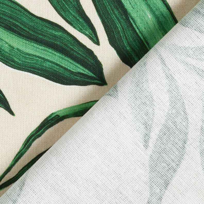 Decor Fabric Canvas sophisticated plants – dark green/natural, image number 4