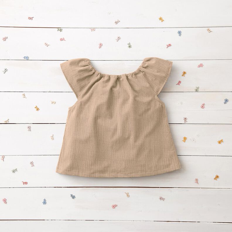 Double Gauze/Muslin – dark beige, image number 8