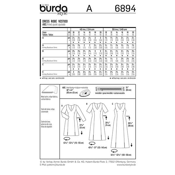 Dress, Burda 6894,  image number 4