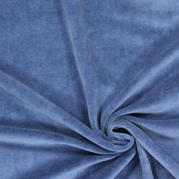 Plain Nicky Velour – steel blue,  image number 1