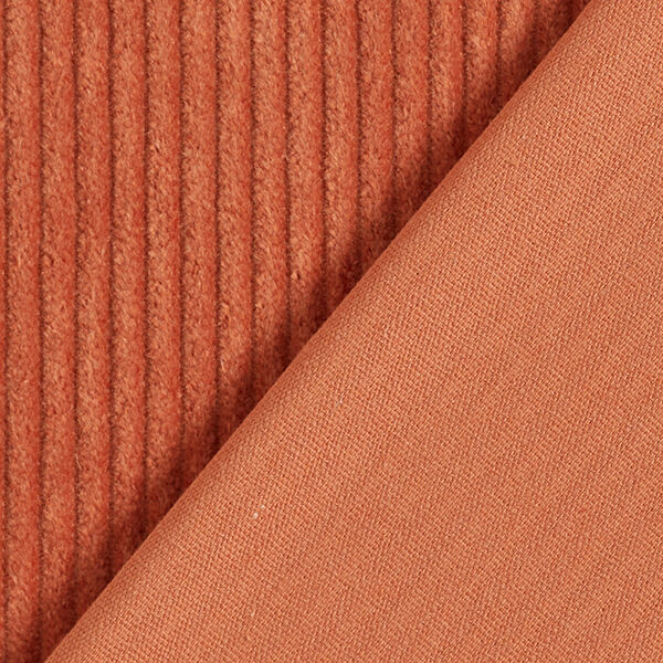Chunky Corduroy pre-washed Plain – terracotta,  image number 3