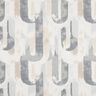 Decor Fabric Half Panama artistic arches – light beige/grey,  thumbnail number 1