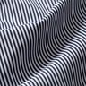 Cotton Poplin Mini stripes – midnight blue/white,  thumbnail number 2