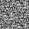 Abstract leopard pattern viscose jersey – black/white,  thumbnail number 7