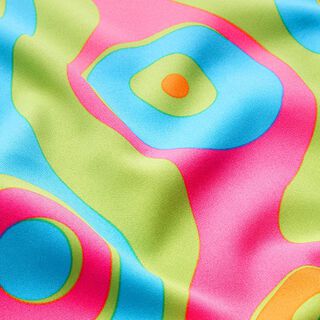 psychedelic carnival fabric – apple green, 