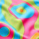 psychedelic carnival fabric – apple green,  thumbnail number 2