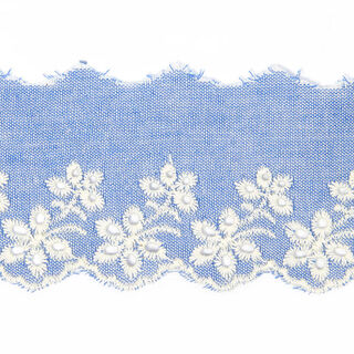 Scallop Denim Embroidery (55mm) 4 – light blue, 