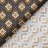 Cotton Cretonne flowery tiles – granite,  thumbnail number 4