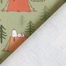 Cotton poplin licensed fabric Snoopy & Woodstock camping | Peanuts ™ – pistachio,  thumbnail number 4