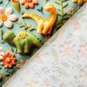 Cotton Poplin clay dinosaurs Digital Print – reed,  thumbnail number 4