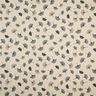 Half Panama Decor Fabric Ginkgo Leaves – grey/natural,  thumbnail number 1