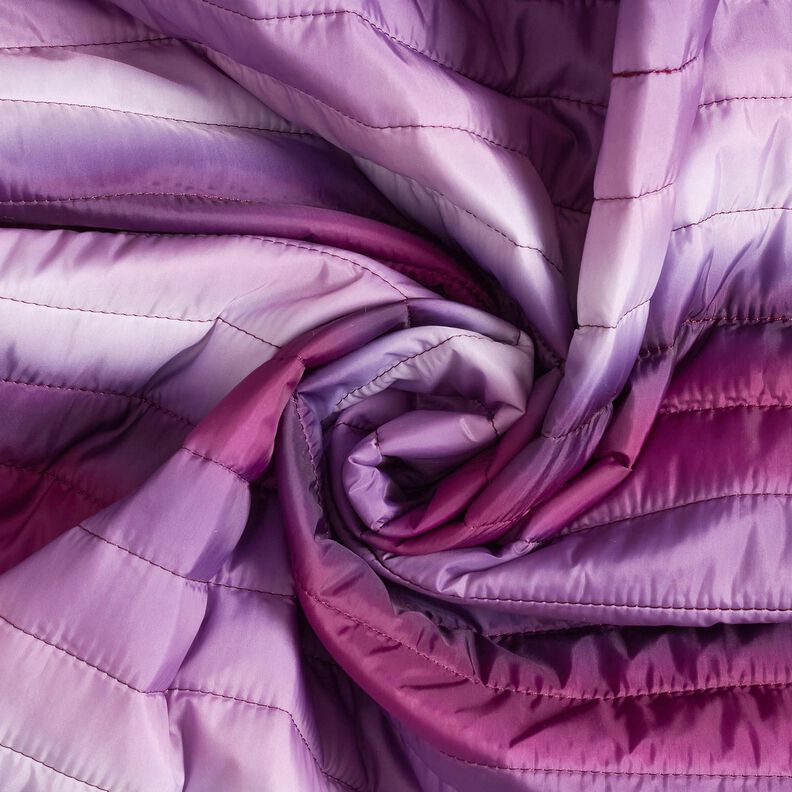 Lightweight quilted fabric colour gradient – lavender, image number 3