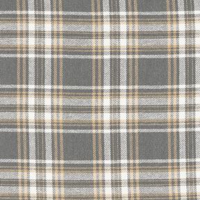 Cotton Flannel checked – grey/white, 