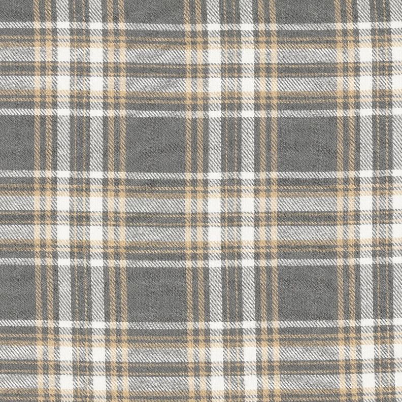 Cotton Flannel checked – grey/white, image number 1