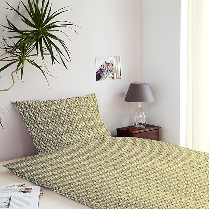 Cotton Cretonne ethnic – mustard,  image number 8