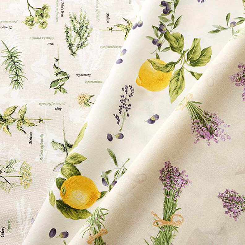 Decor Fabric Canvas Lemons – yellow,  image number 5