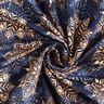 French Terry Mandala | Glitzerpüppi – navy blue/apricot,  thumbnail number 3